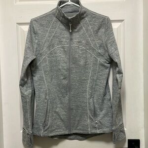 QUEENIEKE |Full Zip |Gray/Black |Stripes |Running |Long Sleeve |Jacket |Size XL